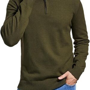 Men's Olive Green Sweater